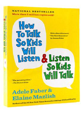 英文原版 如何说孩子才会听 怎么听孩子才肯说 How to Talk So Kids Will Listen & Listen So Kids Will Talk 家庭教育 育儿书籍