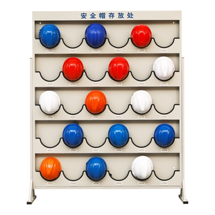 安全帽放置架帽收纳架安全帽架壁挂式展示架挂安全帽的架子存放架