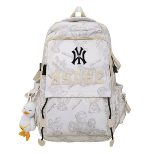 NY&NB书包女初中生大容量减负护脊超轻便双肩包高中大学生背包潮