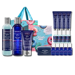 [情人节礼物]科颜氏男士水乳洗面奶护肤套装送男友新年礼盒^百补