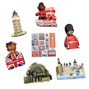 3个包邮 英国伦敦牛津剑桥曼彻斯特英格兰诺丁汉装饰贴冰箱磁性贴