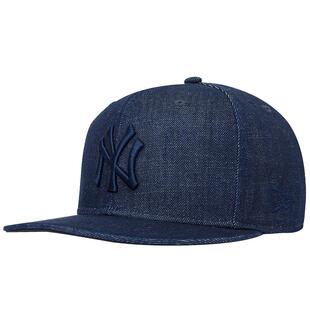 New Era纽亦华2025秋季新款MLB棒球帽平檐全封帽牛仔纯色复古5950