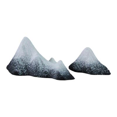 假山仿真陶瓷摆件鱼缸装饰品雪山造景家用中式风格造景装饰摆件