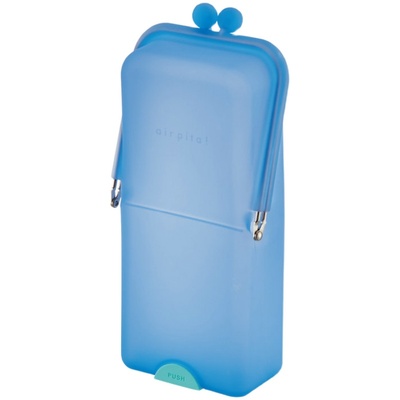 日本KUTSUWA立式不倒翁硅胶笔袋