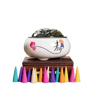 檀香薰沉香宝塔香粒艾草桂花香家用室内房间持久熏香厕所除臭去味