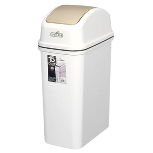 ASVEL 日本进口纸篓卫生间垃圾桶有盖厕所大垃圾桶分类家用废纸桶