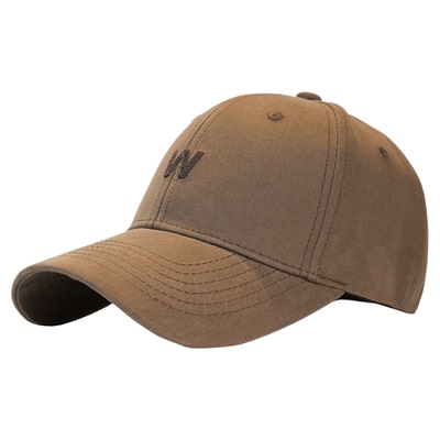 复古涩情侣简约弯檐显脸小棒球帽