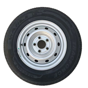 江铃E福顺新能源14寸5孔钢圈轮毂全尺寸车轮总成185R14LT备胎