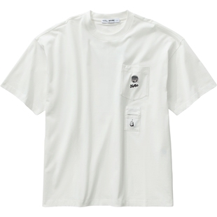 【联名系列】nautica x POPMART泡泡玛特KUBO联名印花短袖圆领T恤