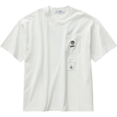 nauticawhitesail印花短袖T恤