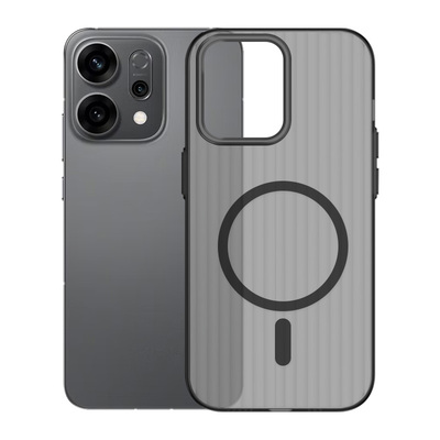 适用于OPPOReno14瓦楞冰雾磁吸壳