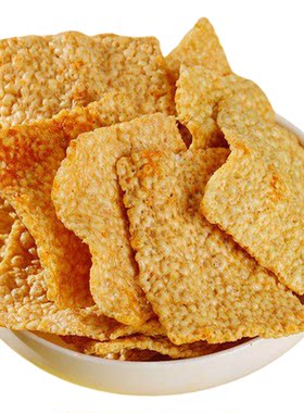 苦荞片咸味锅巴网红食品粗粮零食