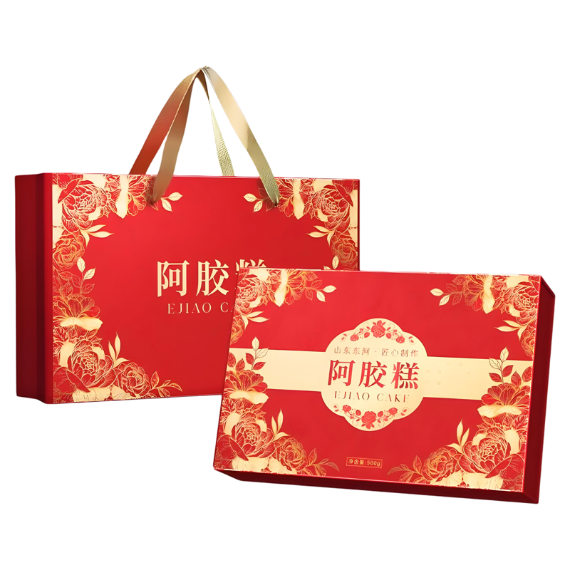 阿胶糕礼盒无蔗糖正品旗舰店端午节送礼长辈妈妈父母气血补品