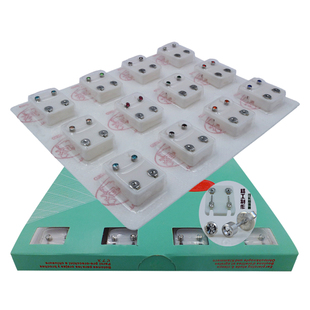 316防过敏不锈钢打耳洞枪钉热卖新品穿耳器耳钉针 可长期佩戴耳饰