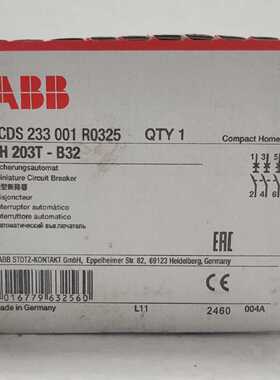 ABB 2CDS 233 001 R0325 SH 203T-B32 Miniature Circuit Breaker