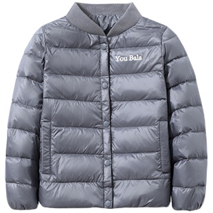 儿童轻薄羽绒服内胆男童女童宝宝小童中童大童内穿薄校服外套短款