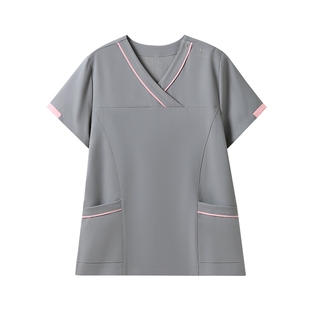 柏维抗菌高端洗手衣医生工作服定制印logo手术室医护人员刷手服女