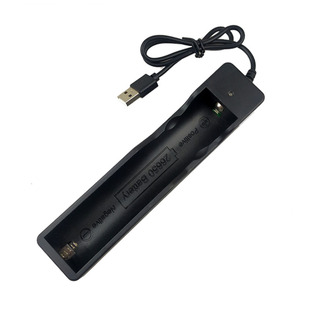 26650加长锂电池充强光手电筒专用2节18650并联电池组充电器3.7V
