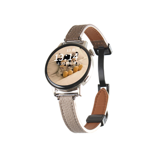 适用华为GT5/gt4表带智能手表watch4pro手表带watchgt3腕带新款gt3皮质gt2荣耀gs3i秋冬磁吸gt6女士专用高级