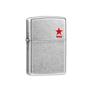 zippo打火机古银右上五角星官方煤油防风退伍军人纪念品送战友