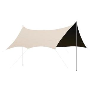 黑胶天幕帐篷户外便携式大号露营装备野营野餐防晒遮阳棚防雨防风