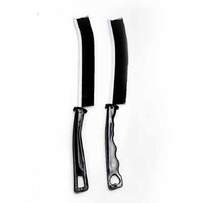 多功能长条缝隙刷子马桶后窗户缝隙刷门窗沟槽死角不锈钢清洁神器