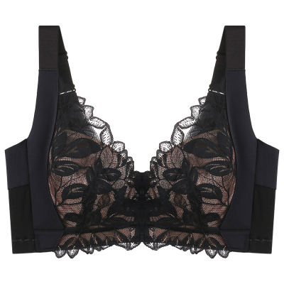 大胸前扣内衣收副乳防下垂显胸小