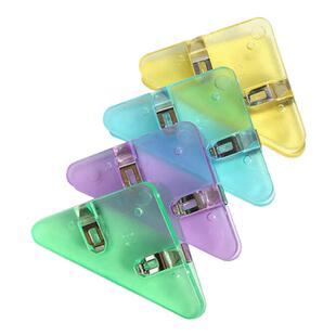 三角边角夹文件夹学生夹子固定夹紧试卷夹防翘边书夹多功能边角夹