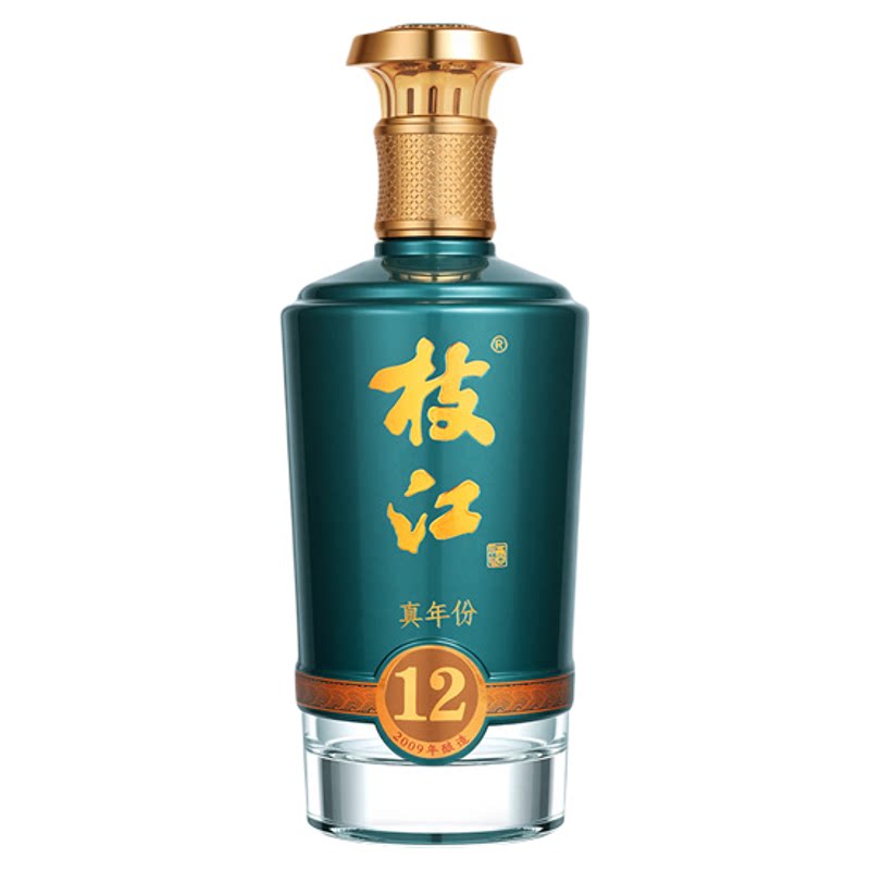 枝江大曲真年份12浓香纯粮食白酒