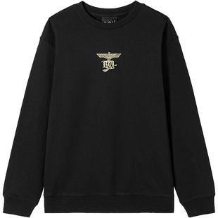 【哥特狂章】BOYLONDON春季男女同款印花潮牌圆领套头卫衣N03076