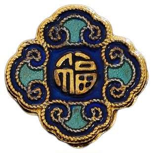 如意福字防走光扣领口大改小神器无痕磁吸胸针复古汉服旗袍配饰女