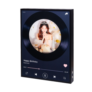 定制照片生日礼物新年相框蓝牙音响氛围灯音箱送女友女生姐妹闺蜜