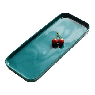 北欧风格简约陶瓷色釉餐盘 长方盘 寿司盘 长托盘刺身海鲜盘 瑕疵