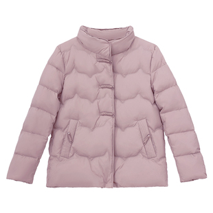 小个子妈妈秋冬装短款羽绒服2025新款棉衣服中老年新中式保暖棉袄