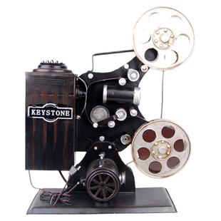 复古电影放映机 模型 仿古家居装饰老式工艺品 婚纱影楼摄影道具