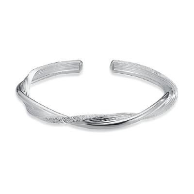 顺钦银楼S9999纯银实心银手镯