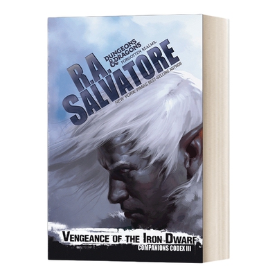 铁矮人的复仇 英文原版小说 Vengeance of the Iron Dwarf 龙与地下城 崔斯特传奇 R. A. Salvatore 英文版 进口英语原版书籍