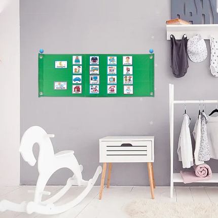 儿童日常家务例行表视每日Calendar责任Schedule时间表板Visual