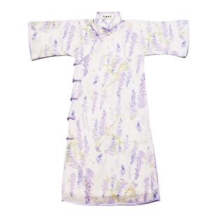 朝奈苎麻天丝儿童宝宝旗袍女童儿小女孩新中式中国风民国风国风