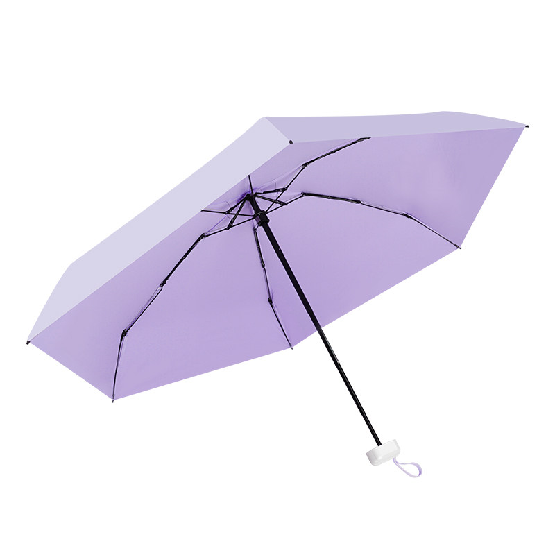 黑胶防紫外线晴雨两用胶囊伞