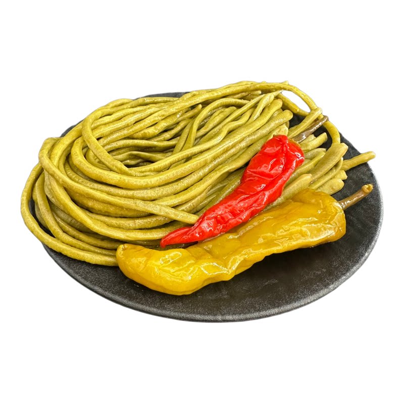 泡豇豆安徽六安霍山农家自制手工泡长豆腌菜咸菜酸豆角开胃下饭菜