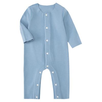 德绒婴儿无痕连体衣发热冬季睡衣