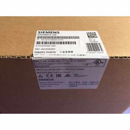 议价6SL3210-5BB22-2AV0西门子V20变频器2.2KW 6SL32105BB222AV0
