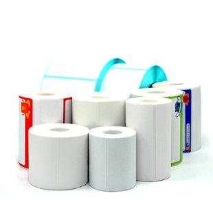 驿站入库标签打印纸60x40 30 三防热敏标签快递超市取件条码贴纸