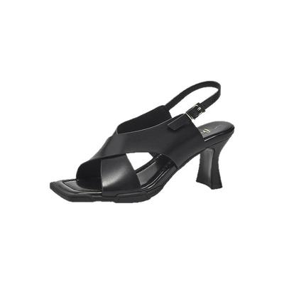 顺丰包邮真皮百搭气质高级感单鞋