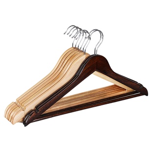 四喜衣架家用挂衣实木衣架挂衣柜晾衣木质衣架衣服衣撑民宿酒店用