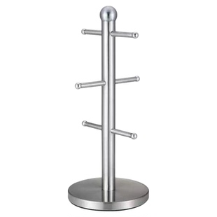 ins极简不锈钢杯架子置物架沥水倒挂收纳架桌面中古风高级感