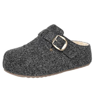 EBLAN/伊伴厚底内增高全包勃肯鞋