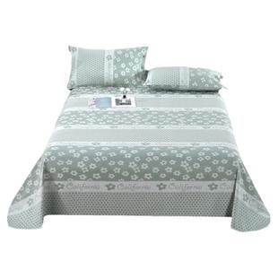 母婴A类原棉提花老粗布床单单件全棉加厚保暖纯棉粗布三件套1.8m