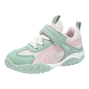 双星女童鞋子2026春秋款网面透气运动鞋儿童德训鞋防滑休闲阿甘鞋